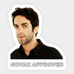 Funny BJ Novak Public Domain Image Tee Shirt - Novak Approved Sticker